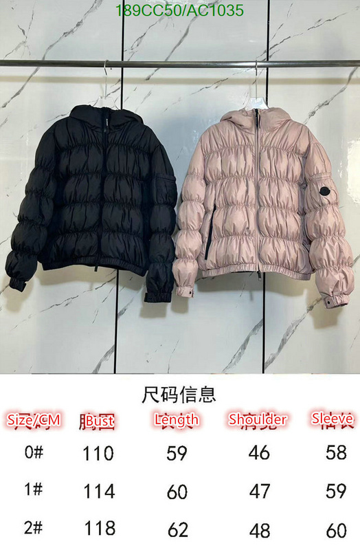 Moncler-Down jacket Women Code: AC1035 $: 189USD