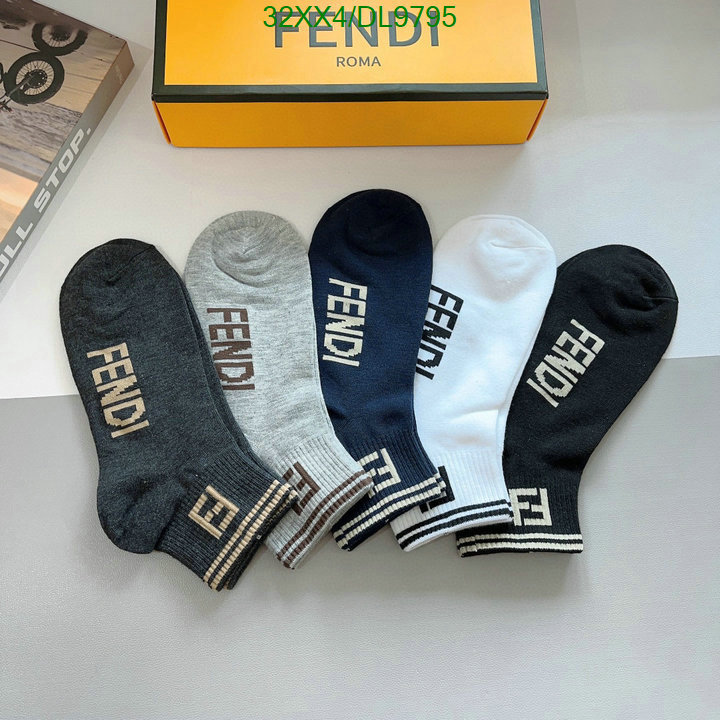 Fendi-Sock Code: DL9795 $: 32USD