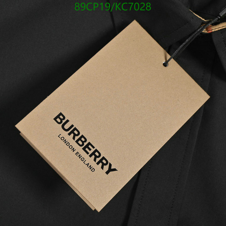 Burberry-Clothing Code: KC7028 $: 89USD