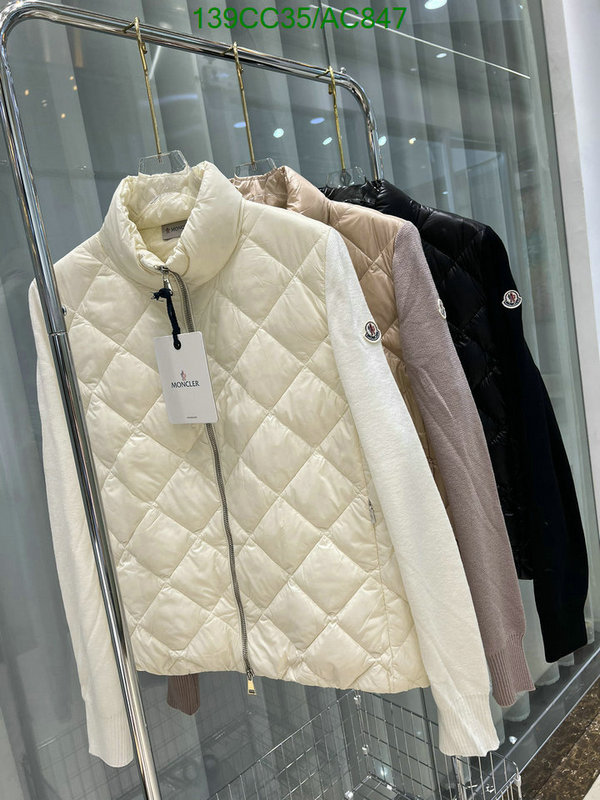 Moncler-Down jacket Women Code: AC847 $: 139USD