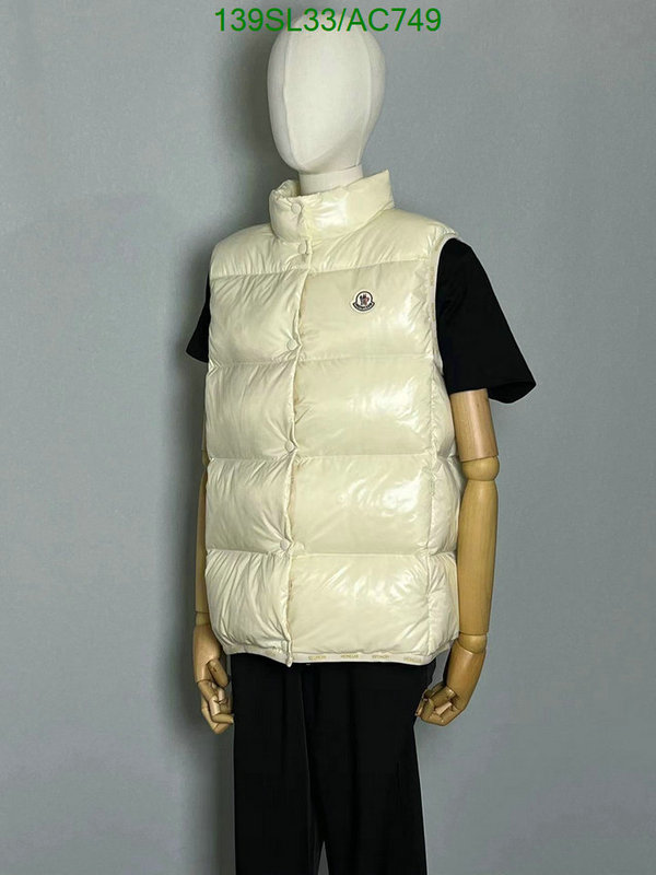 Moncler-Down jacket Women Code: AC749 $: 139USD