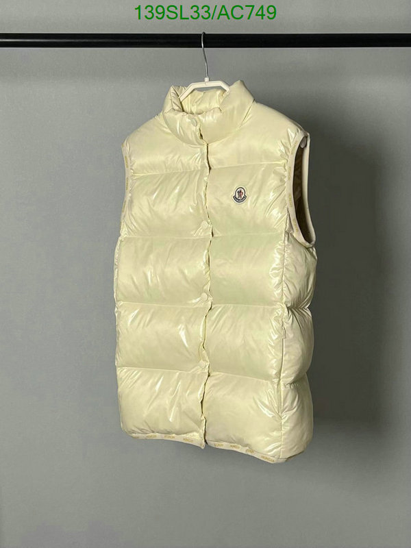 Moncler-Down jacket Women Code: AC749 $: 139USD