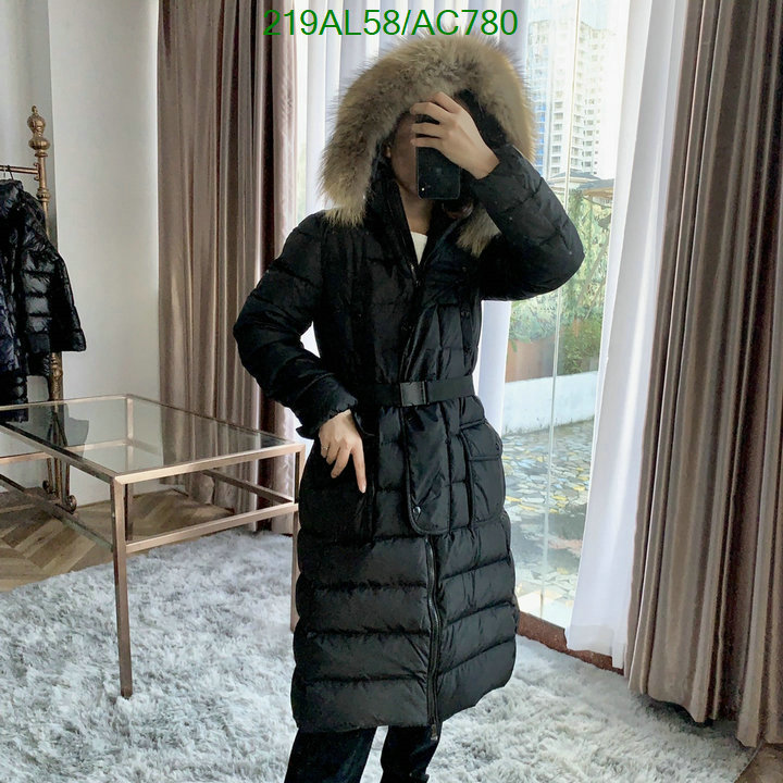 Moncler-Down jacket Women Code: AC780 $: 219USD