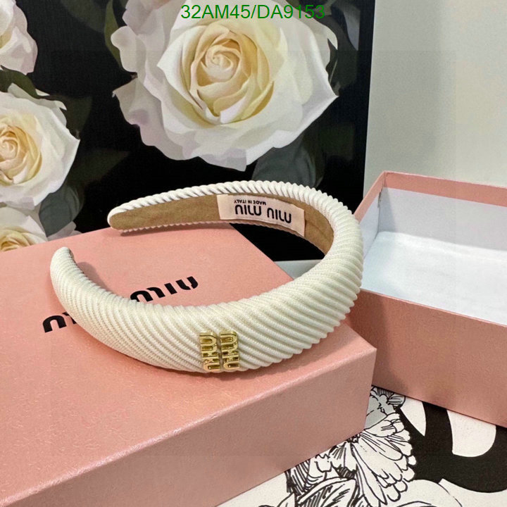 MIU MIU-Headband Code: DA9153 $: 32USD