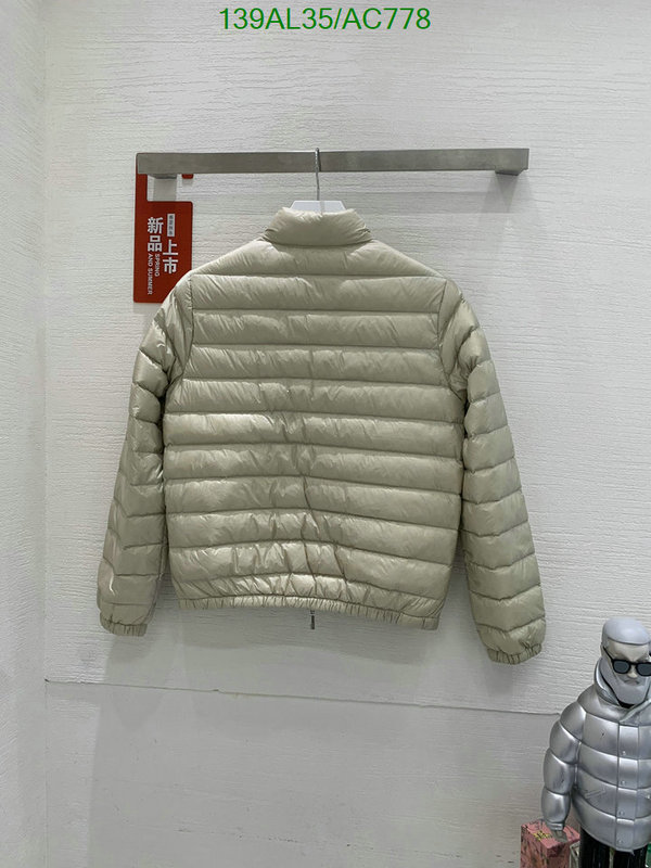 Moncler-Down jacket Women Code: AC778 $: 139USD