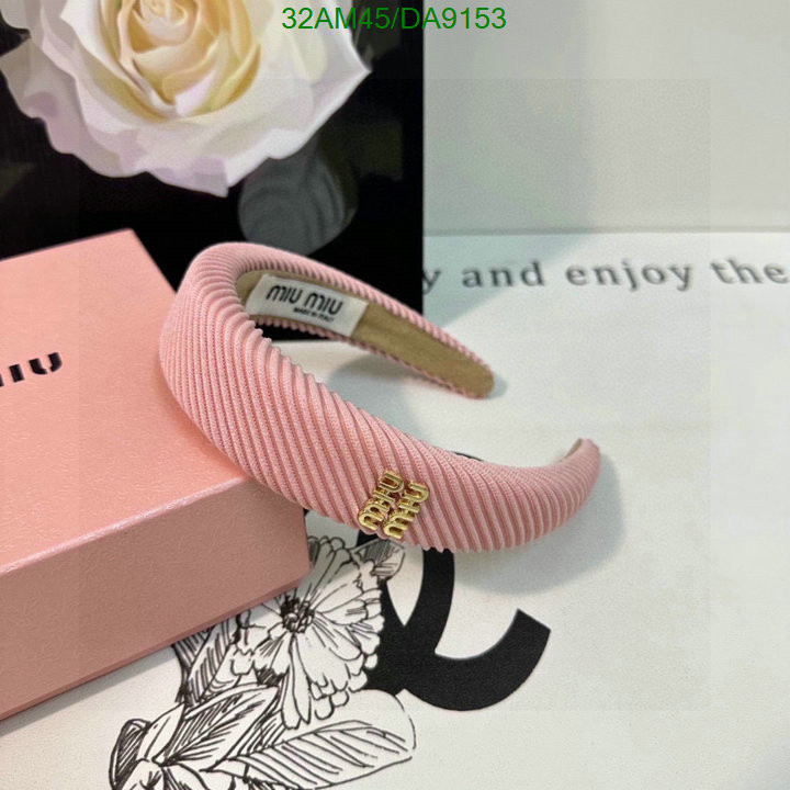 MIU MIU-Headband Code: DA9153 $: 32USD