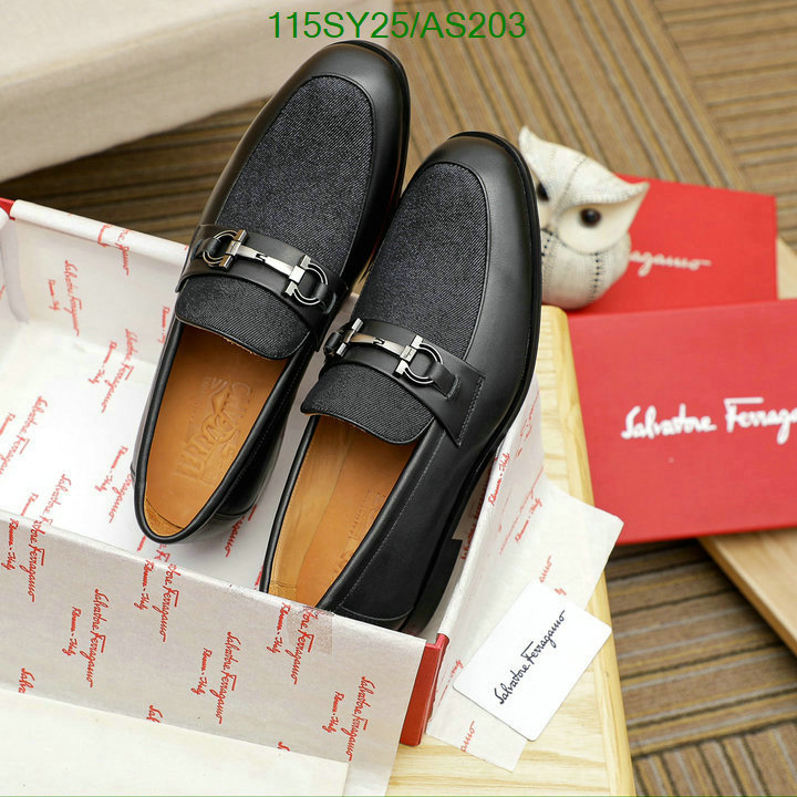 Ferragamo-Men shoes Code: AS203 $: 115USD