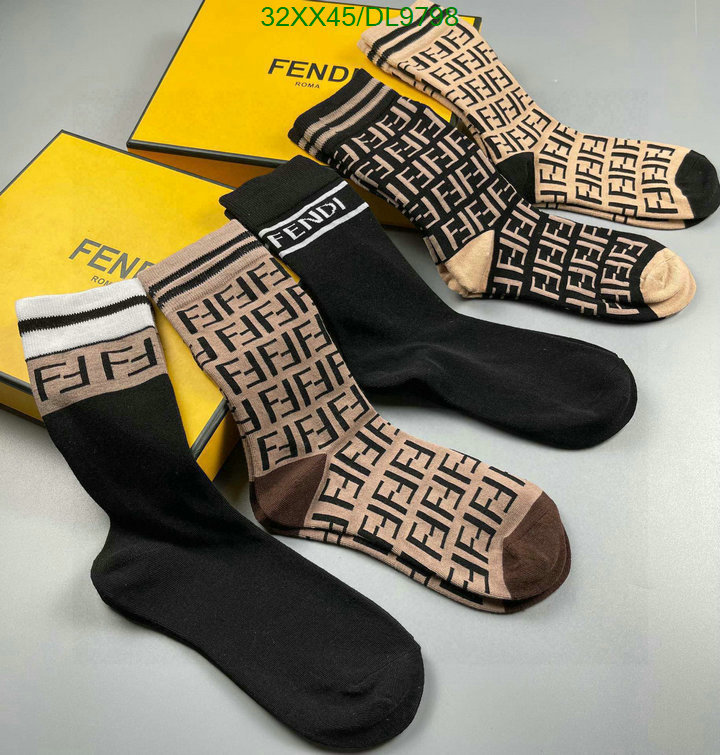 Fendi-Sock Code: DL9798 $: 32USD