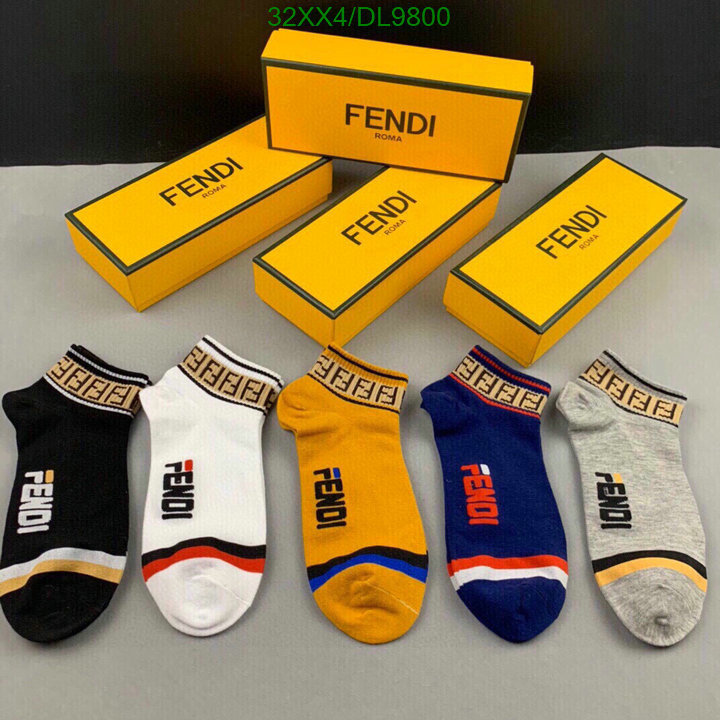 Fendi-Sock Code: DL9800 $: 32USD