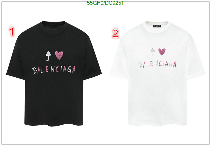 Balenciaga-Clothing Code: DC9251 $: 55USD