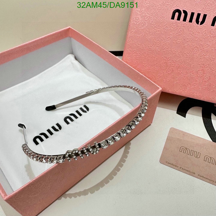 MIU MIU-Headband Code: DA9151 $: 32USD