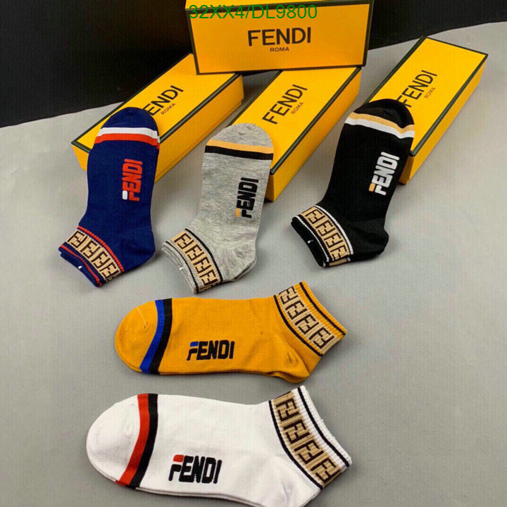 Fendi-Sock Code: DL9800 $: 32USD