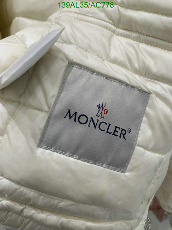 Moncler-Down jacket Women Code: AC778 $: 139USD