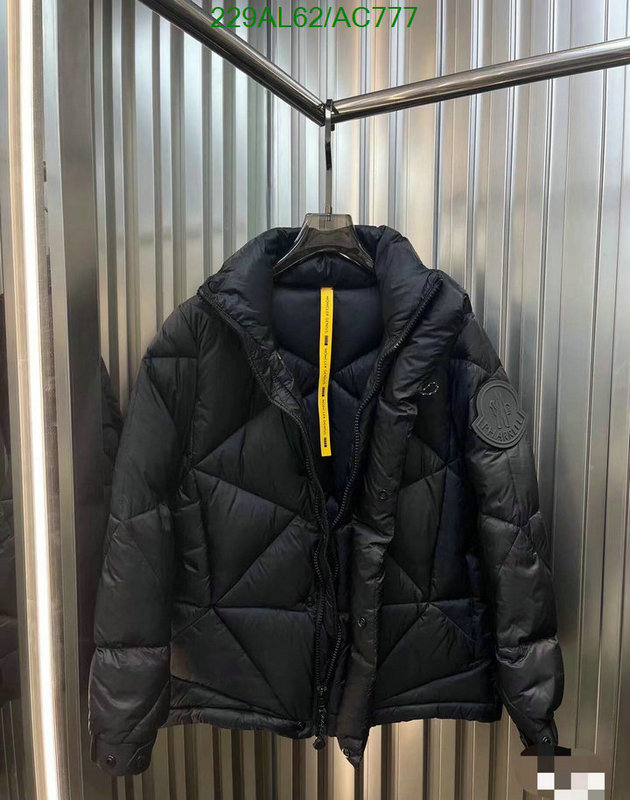 Moncler-Down jacket Men Code: AC777 $: 229USD