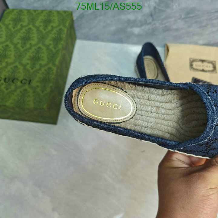 Gucci-Women Shoes Code: AS555 $: 75USD