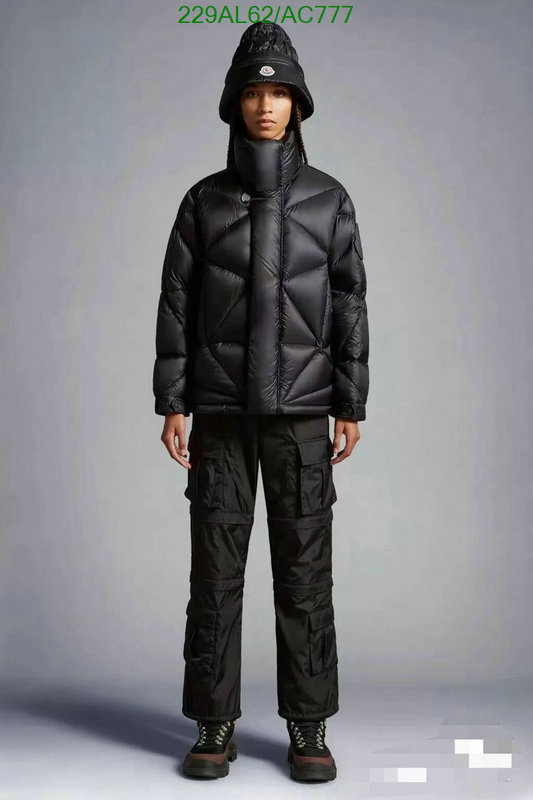 Moncler-Down jacket Men Code: AC777 $: 229USD