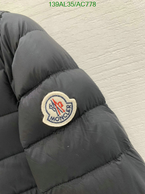 Moncler-Down jacket Women Code: AC778 $: 139USD