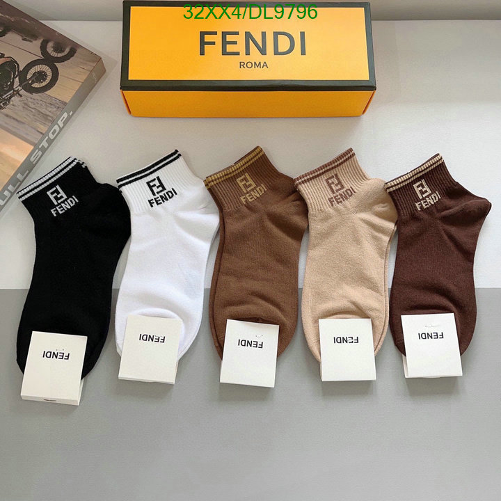 Fendi-Sock Code: DL9796 $: 32USD