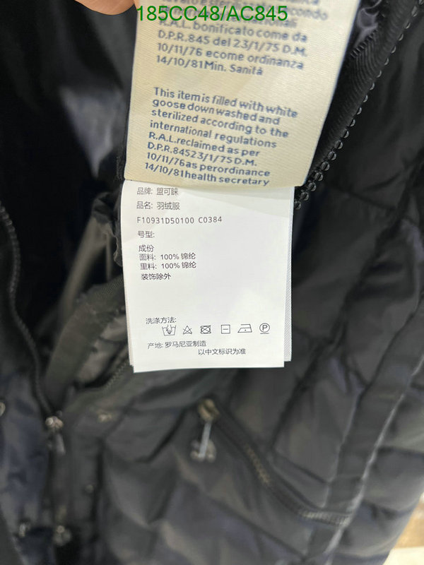 Moncler-Down jacket Women Code: AC845 $: 185USD