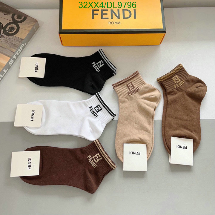 Fendi-Sock Code: DL9796 $: 32USD