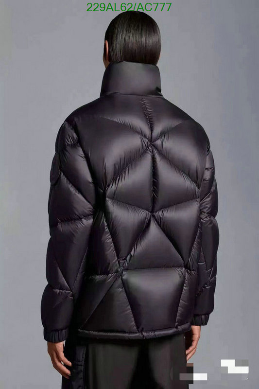 Moncler-Down jacket Men Code: AC777 $: 229USD