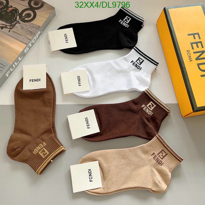 Fendi-Sock Code: DL9796 $: 32USD