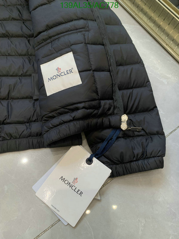 Moncler-Down jacket Women Code: AC778 $: 139USD