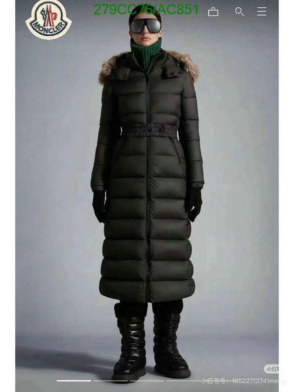 Moncler-Down jacket Women Code: AC851 $: 279USD