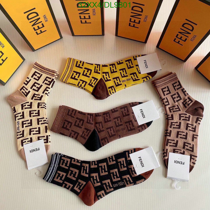 Fendi-Sock Code: DL9801 $: 32USD