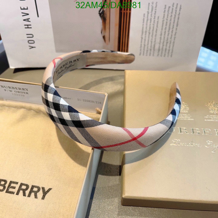 Burberry-Headband Code: DA8981 $: 32USD