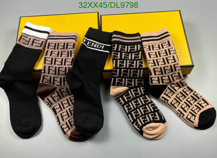 Fendi-Sock Code: DL9798 $: 32USD