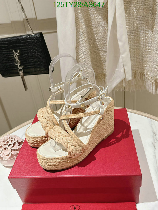 Valentino-Women Shoes Code: AS647 $: 125USD