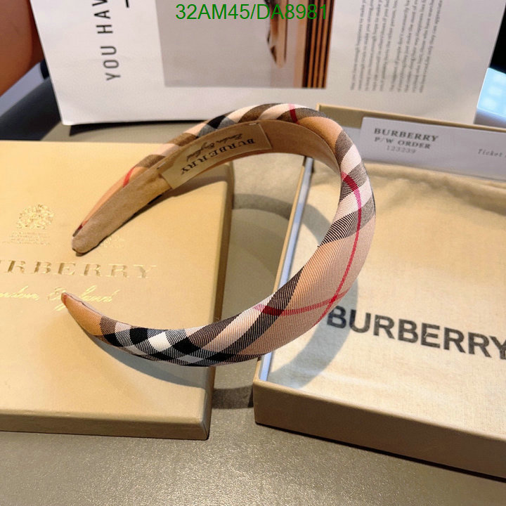 Burberry-Headband Code: DA8981 $: 32USD