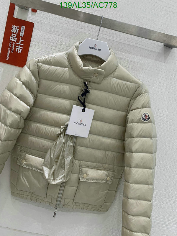 Moncler-Down jacket Women Code: AC778 $: 139USD