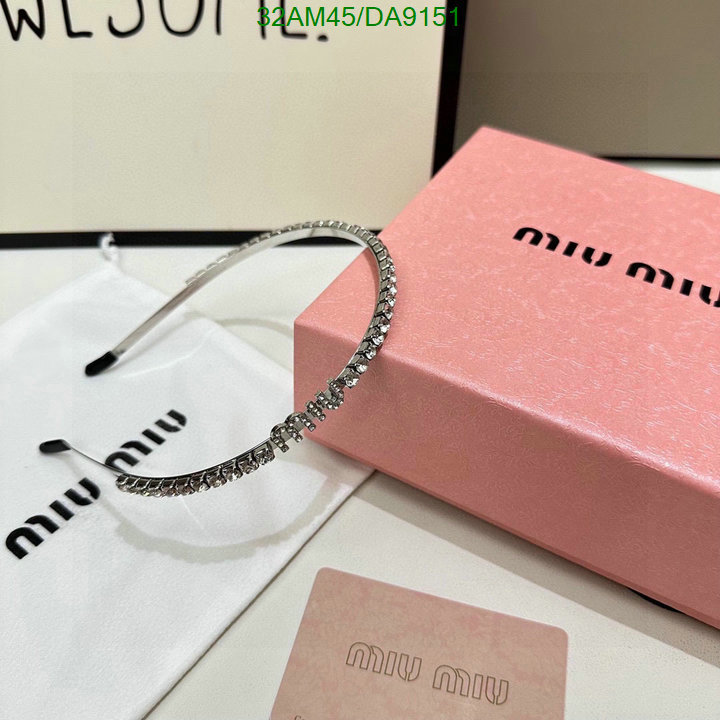 MIU MIU-Headband Code: DA9151 $: 32USD