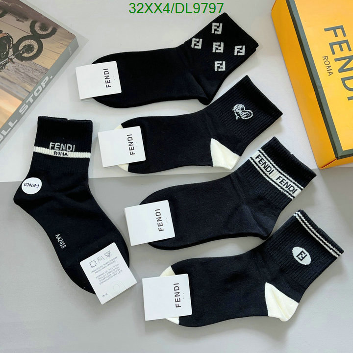 Fendi-Sock Code: DL9797 $: 32USD