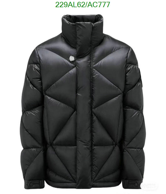 Moncler-Down jacket Women Code: AC777 $: 229USD