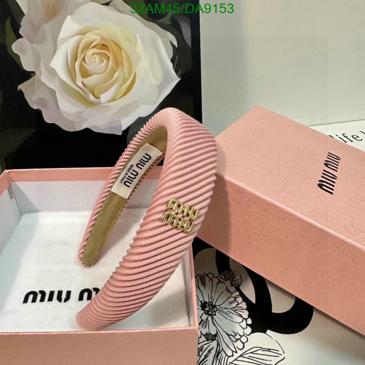 MIU MIU-Headband Code: DA9153 $: 32USD