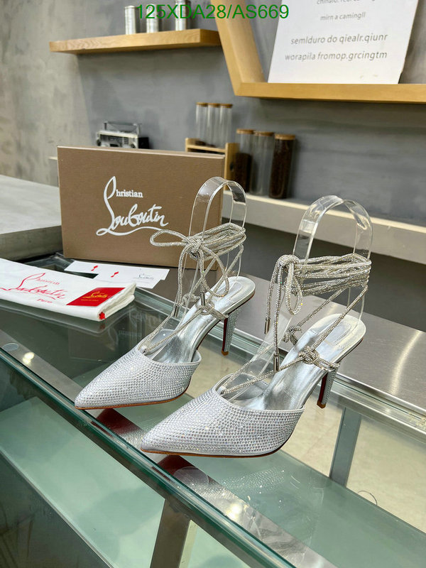 Christian Louboutin-Women Shoes Code: AS669 $: 125USD