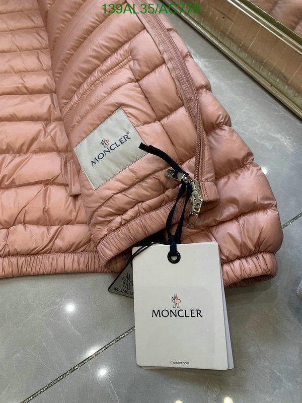 Moncler-Down jacket Women Code: AC778 $: 139USD