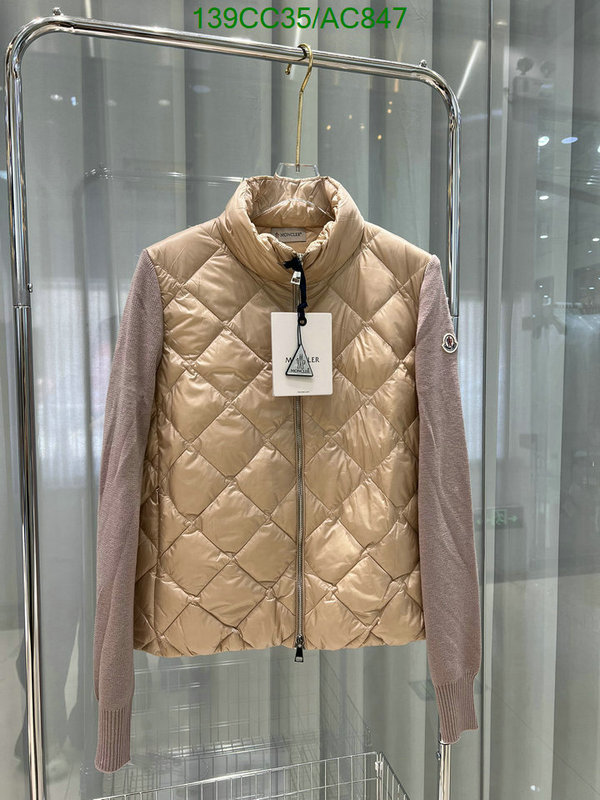 Moncler-Down jacket Women Code: AC847 $: 139USD