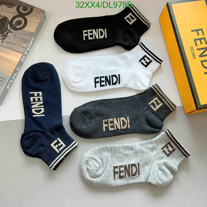 Fendi-Sock Code: DL9795 $: 32USD