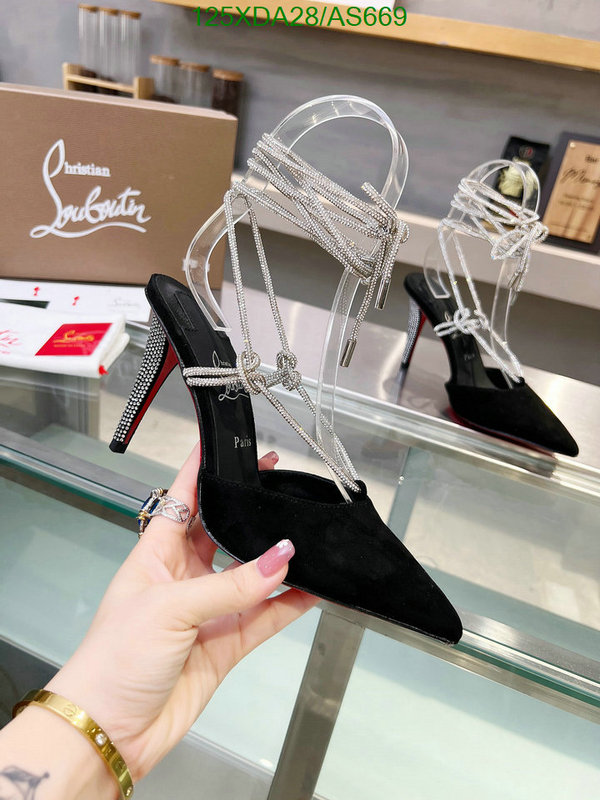 Christian Louboutin-Women Shoes Code: AS669 $: 125USD