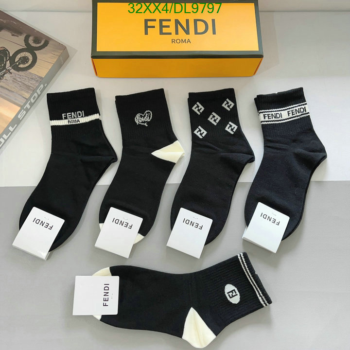 Fendi-Sock Code: DL9797 $: 32USD