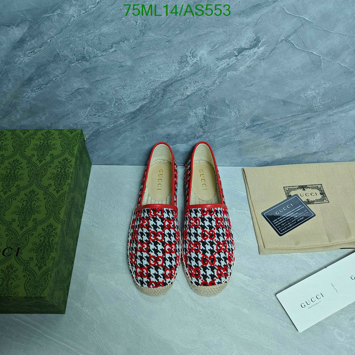 Gucci-Women Shoes Code: AS553 $: 75USD