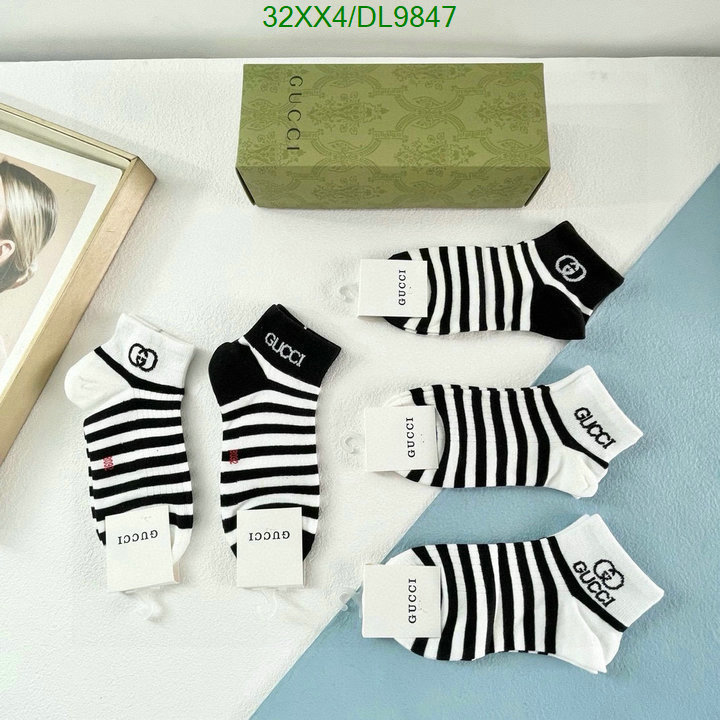 Gucci-Sock Code: DL9847 $: 32USD