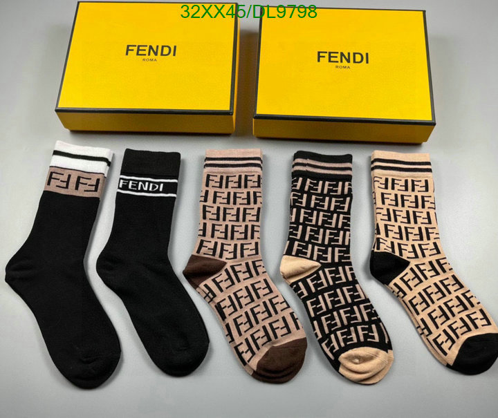 Fendi-Sock Code: DL9798 $: 32USD