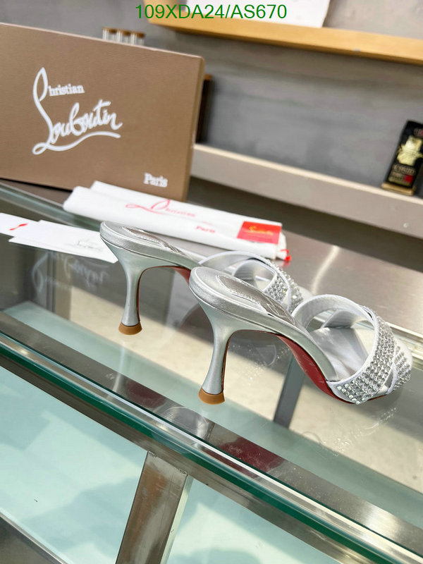 Christian Louboutin-Women Shoes Code: AS670 $: 109USD