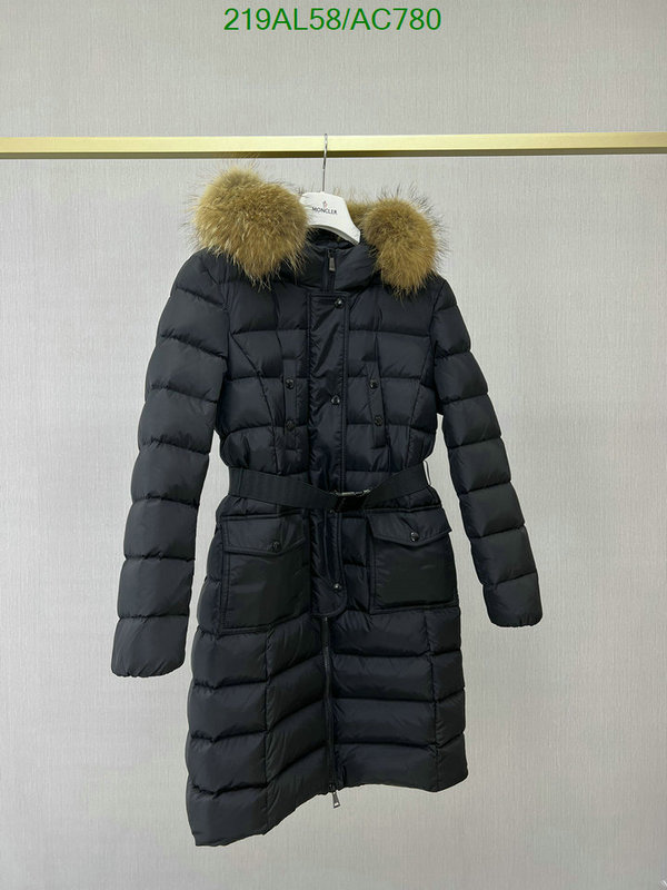 Moncler-Down jacket Women Code: AC780 $: 219USD