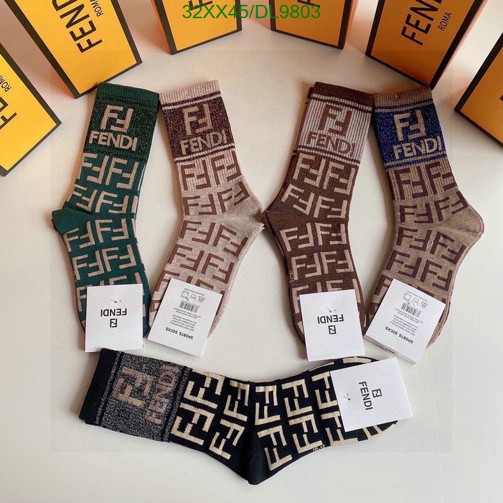 Fendi-Sock Code: DL9803 $: 32USD